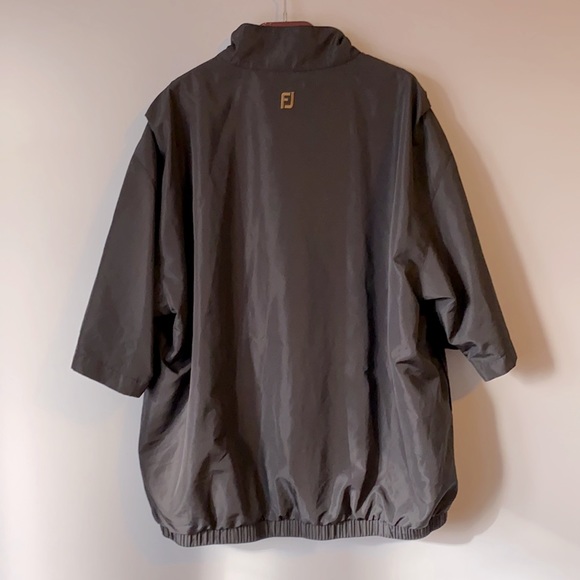 FootJoy DryJoys Black Golf 1/2 Zip jacket - Large - Picture 2 of 16